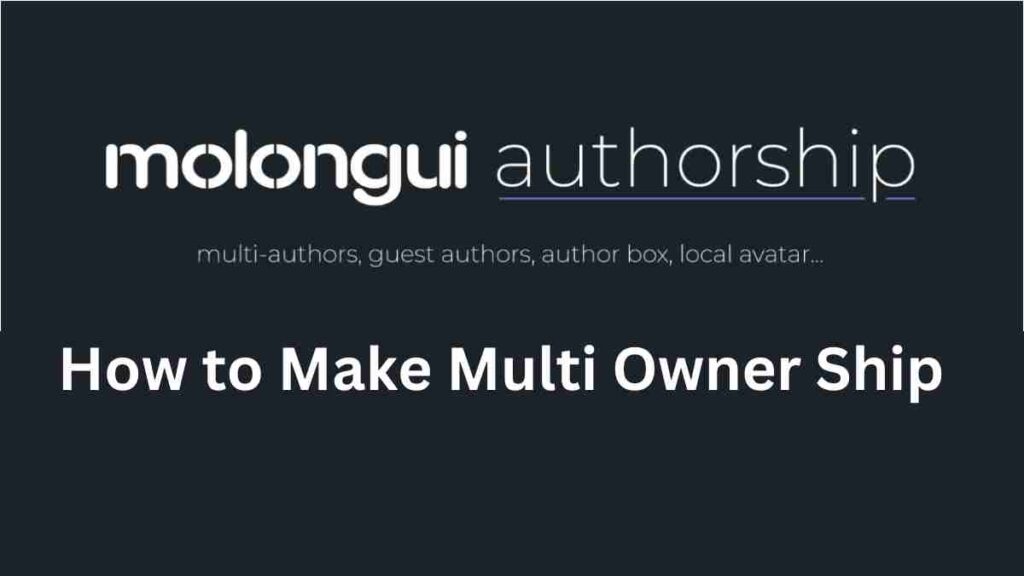 How to add multiple authors in a WordPress Login ?
