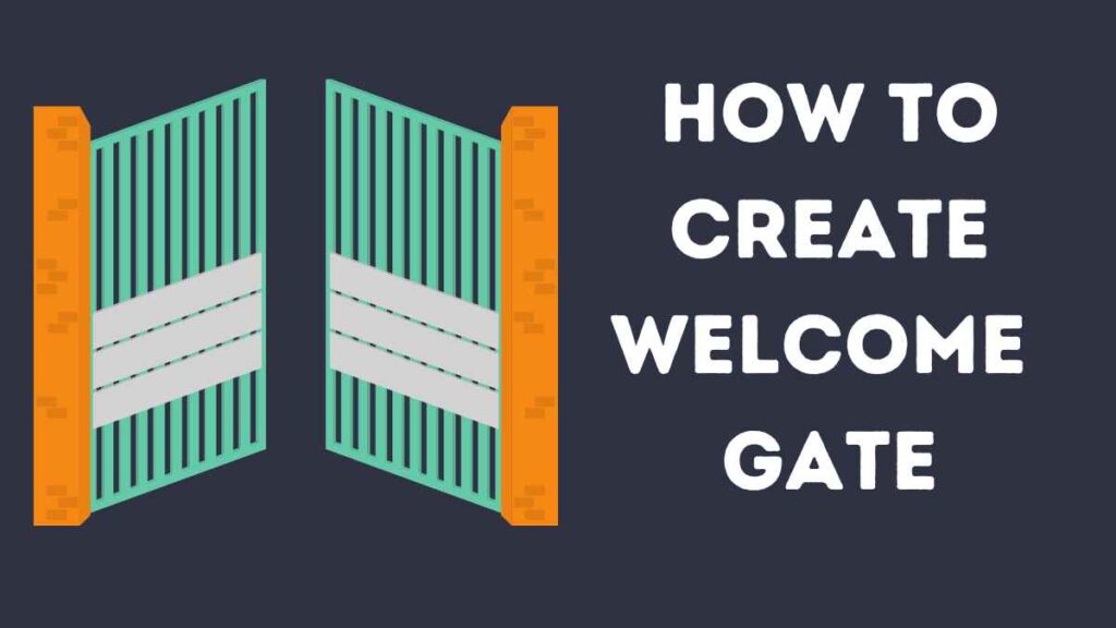 How to Create Welcome Gate in WordPress 2023
