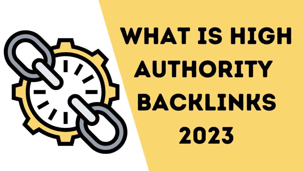 Free High Authority Backlinks Site List 2023
