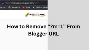 How to Remove ?M=1 From Blogger